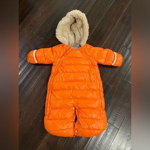 7am Enfant bunting snowsuits 3-6 months.